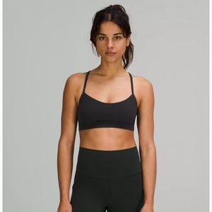 Lululemon Y Bra Nulu black size 8